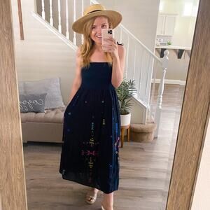 Figue Figue Azalea Tie-Strap Midi Dress